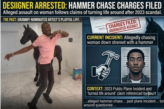 Rapper Desiigner Arrested for Allegedly Chasing Woman With a Hammer