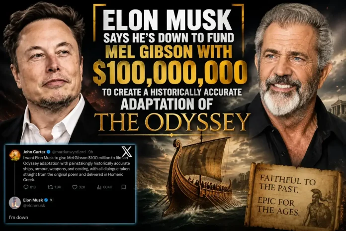 Elon Musk Mel Gibson Odyssey