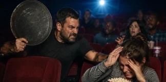 Florida Man Strikes Woman With Pizza Pan Over Cinema Laughter Florida man pizza pan cinema