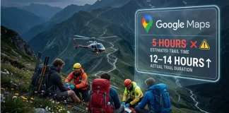 Hikers Rescued After Google Maps Misjudges 14-Hour Mountain Trail as 5-Hour Hike Google Maps hikers rescue