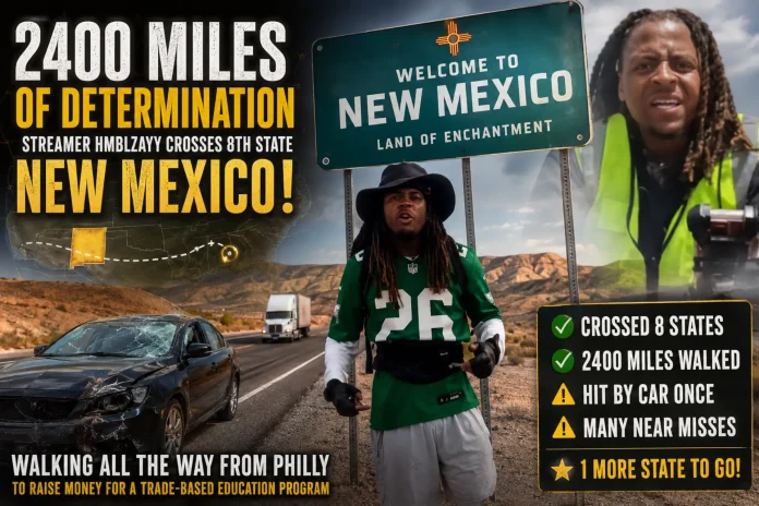 Hmblzayy walks from Philly