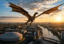 House of the Dragon: Realistic Dragon Spotted Flying Over Scotland House of the Dragon real life