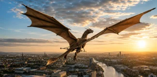 House of the Dragon: Realistic Dragon Spotted Flying Over Scotland House of the Dragon real life