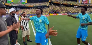 Jay-Z Spotted at Brazil World Cup in Viral DJ Khaled Footage Amid Album Sales Rumors Jay-Z Brazil World Cup footage