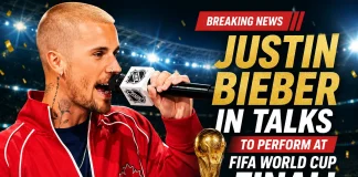Justin Bieber Reportedly in Talks to Perform at FIFA World Cup Final Justin Bieber FIFA World Cup