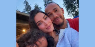 Kim Kardashian Shares Rare Selfie with Lewis Hamilton and Daughter Chicago Kim Kardashian Lewis Hamilton selfie