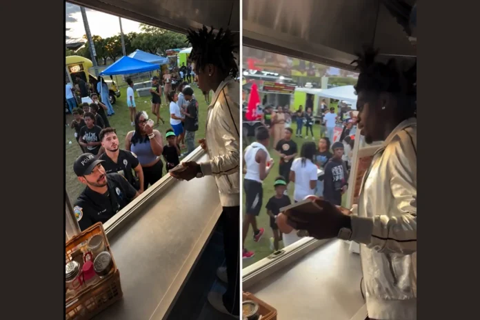 Kodak Black cashier Pompano Beach