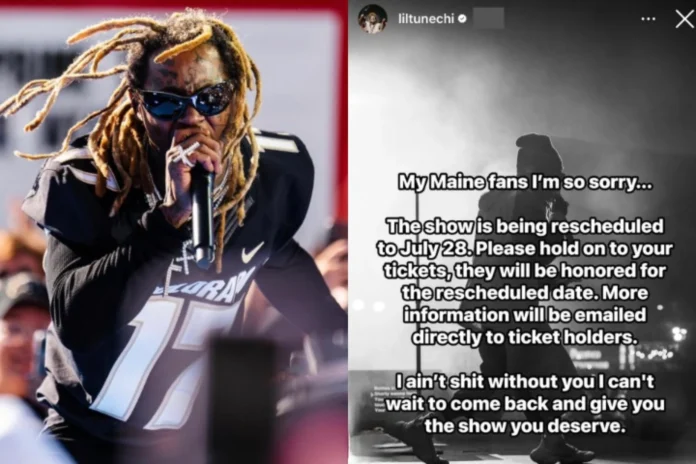 Lil Wayne tour apology