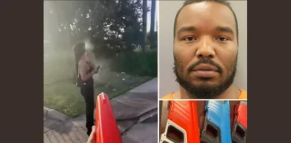 Man Arrested for Filming Motorized Water Gun Drive-By Shootings motorized water gun drive-by arrest