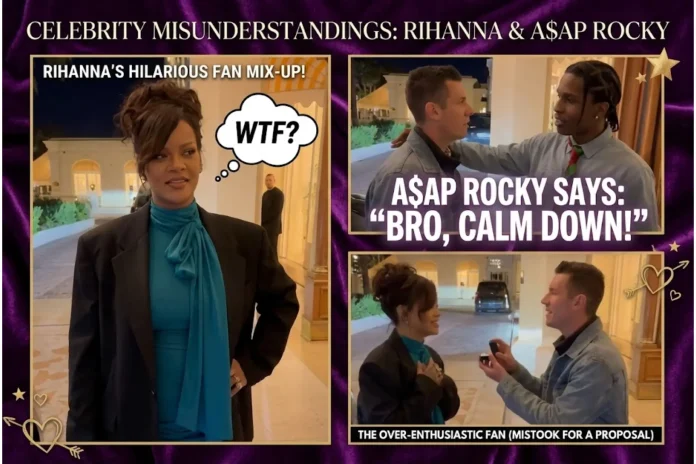Rihanna ASAP Rocky fan interaction
