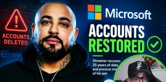 Streamer Gets 25 Years of Data Restored After Microsoft Account Hack Microsoft account hack restored
