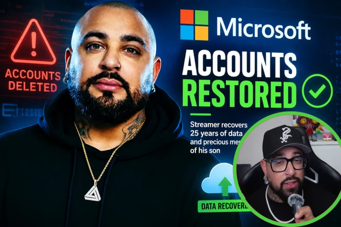Microsoft account hack restored
