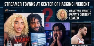 Streamer Tbvnks and Camryn LaVine Hacked: Private Photos Leaked Online Tbvnks Camryn LaVine hack leak