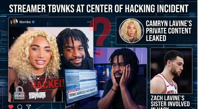 Streamer Tbvnks and Camryn LaVine Hacked: Private Photos Leaked Online Tbvnks Camryn LaVine hack leak
