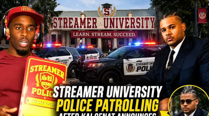 Streamer University Police Vehicles Spotted as Kai Cenat Appoints Fanum Streamer University police