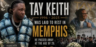 Producer Tay Keith Laid to Rest in Memphis After Tragic Passing at 29 Tay Keith funeral Memphis