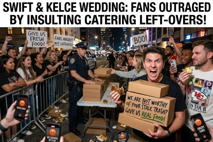 Taylor Swift Travis Kelce wedding leftover food