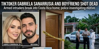 TikToker Gabriela Sanarrusia and Boyfriend Shot Dead in Costa Rica Home Invasion Gabriela Sanarrusia Costa Rica