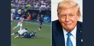 Trump Contacts FIFA President to Review Folarin Balogun’s Red Card Suspension Trump calls FIFA Gianni Infantino Folarin Balogun