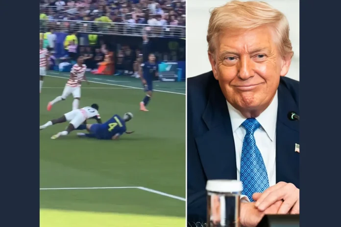 Trump calls FIFA Gianni Infantino Folarin Balogun