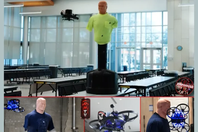pepper-spraying drones schools