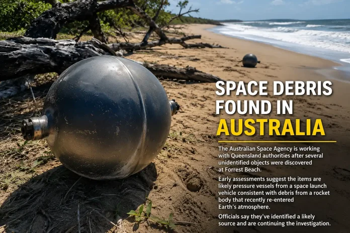 Space debris Australia
