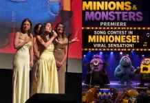 Viral ‘Minionese’ Song Contest Steals the Show at Minions & Monsters Premiere Minions & Monsters Premiere Song Contest