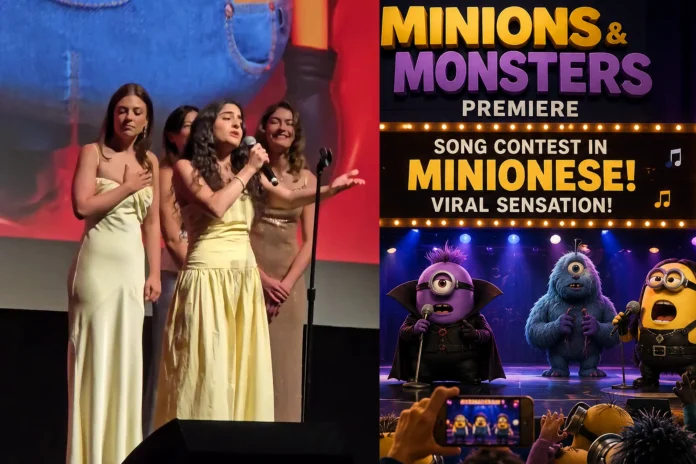 Minions & Monsters Premiere Song Contest