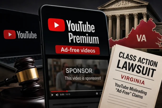 YouTube Faces Class-Action Lawsuit Over “Ad-Free” Subscription Claims