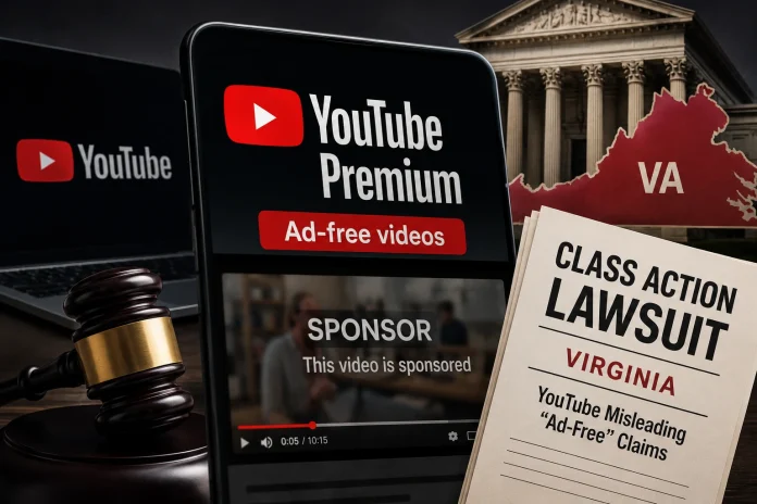 YouTube ad-free lawsuit