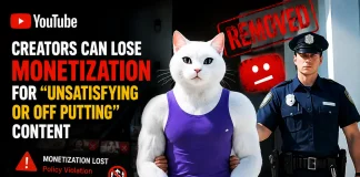 YouTube Creators Face Monetization Loss Over ‘Unsatisfying’ Content YouTube monetization policy update