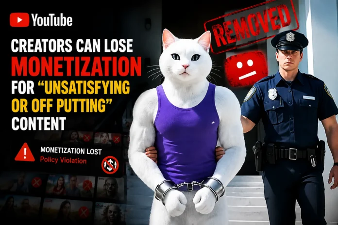 YouTube monetization policy update