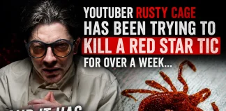 YouTuber Rusty Cage’s Week-Long Battle Against an Immortal Red Star Tick Rusty Cage red star tick