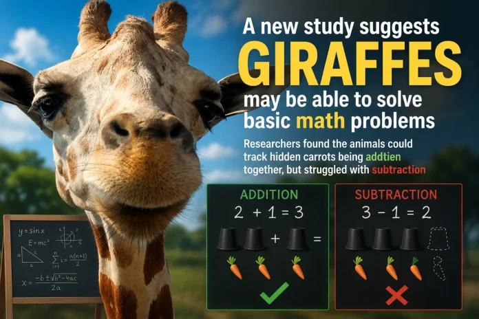 giraffes solve math problems