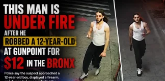 Man Under Fire for Robbing 12-Year-Old at Gunpoint for $12 in the Bronx Bronx 12-year-old robbery