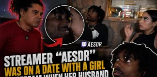 Streamer Aesdr Confronted by Date’s Husband Live on Stream Aesdr live stream confrontation