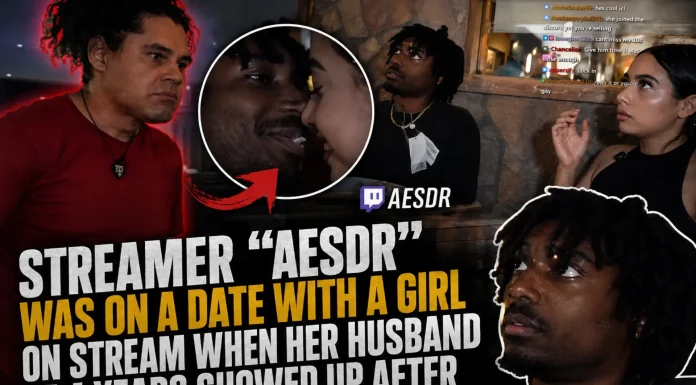 Streamer Aesdr Confronted by Date’s Husband Live on Stream Aesdr live stream confrontation