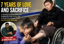 Woman Bites Husband’s Toes Daily for 7 Years to Reverse Severe Brain Damage After Heroic Toddler Rescue reverse brain damage biting toes