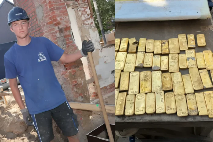 Belgian student finds gold in sewer