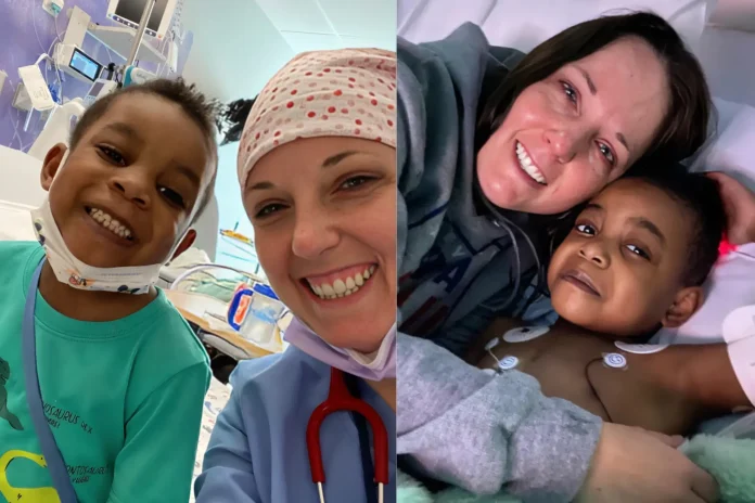 foster child True heart surgery
