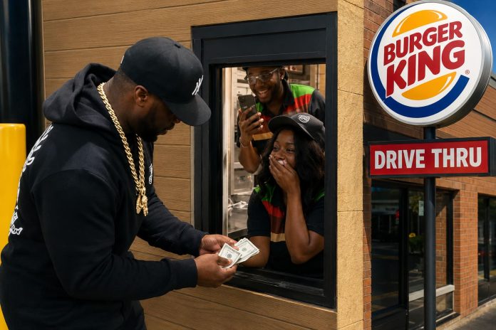 50 Cent Gifts $5K to Queens Burger King Workers