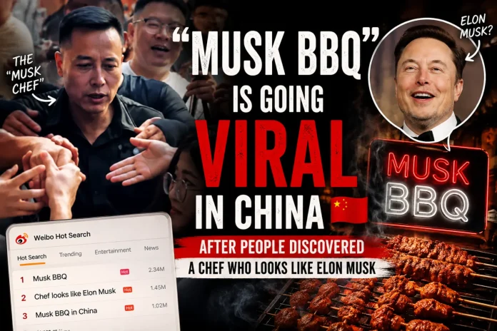 Elon Musk lookalike chef China