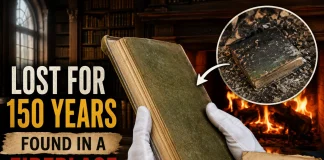 Book Lost for 150 Years Returned to Library After Discovery in Fireplace lost book returned 150 years