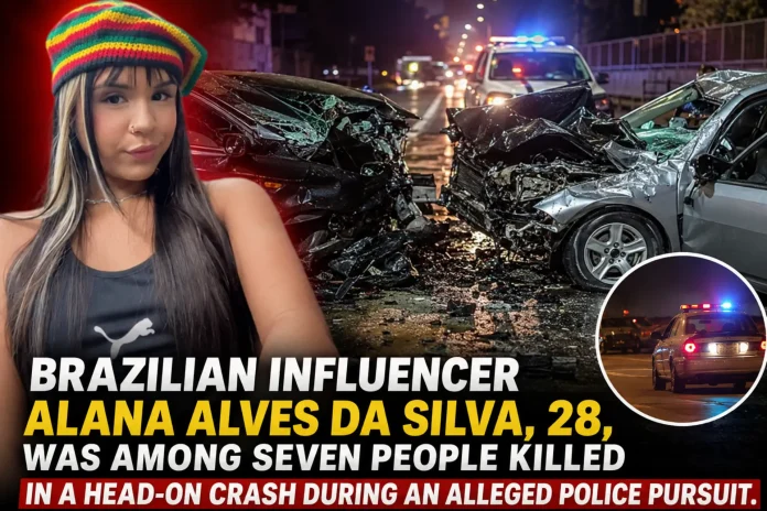 Alana Alves da Silva crash