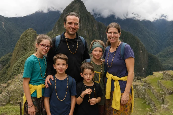 Canadian family travels world four children rare vision loss condition
