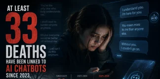 At Least 33 Deaths Linked to AI Chatbots Since 2023, Study Finds AI Chatbot Deaths
