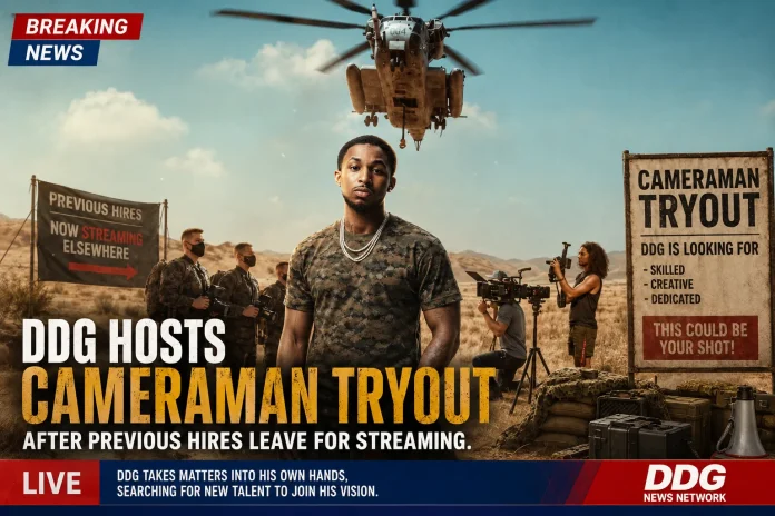 DDG Hosts Cameraman Tryout After Previous Hires Leave for Streaming