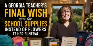 Georgia Teacher’s Final Wish: School Supplies Instead of Flowers at Funeral teacher funeral school supplies