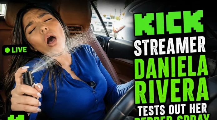 Kick Streamer Daniela Rivera Accidentally Deploys Pepper Spray in Her Car Daniela Rivera pepper spray