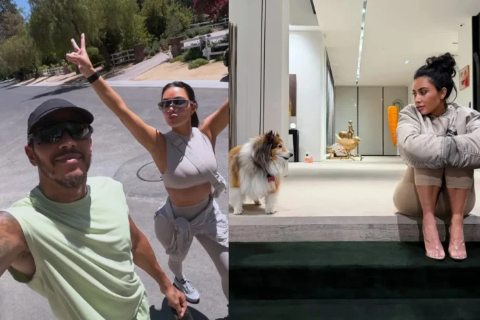 Kim Kardashian Lewis Hamilton